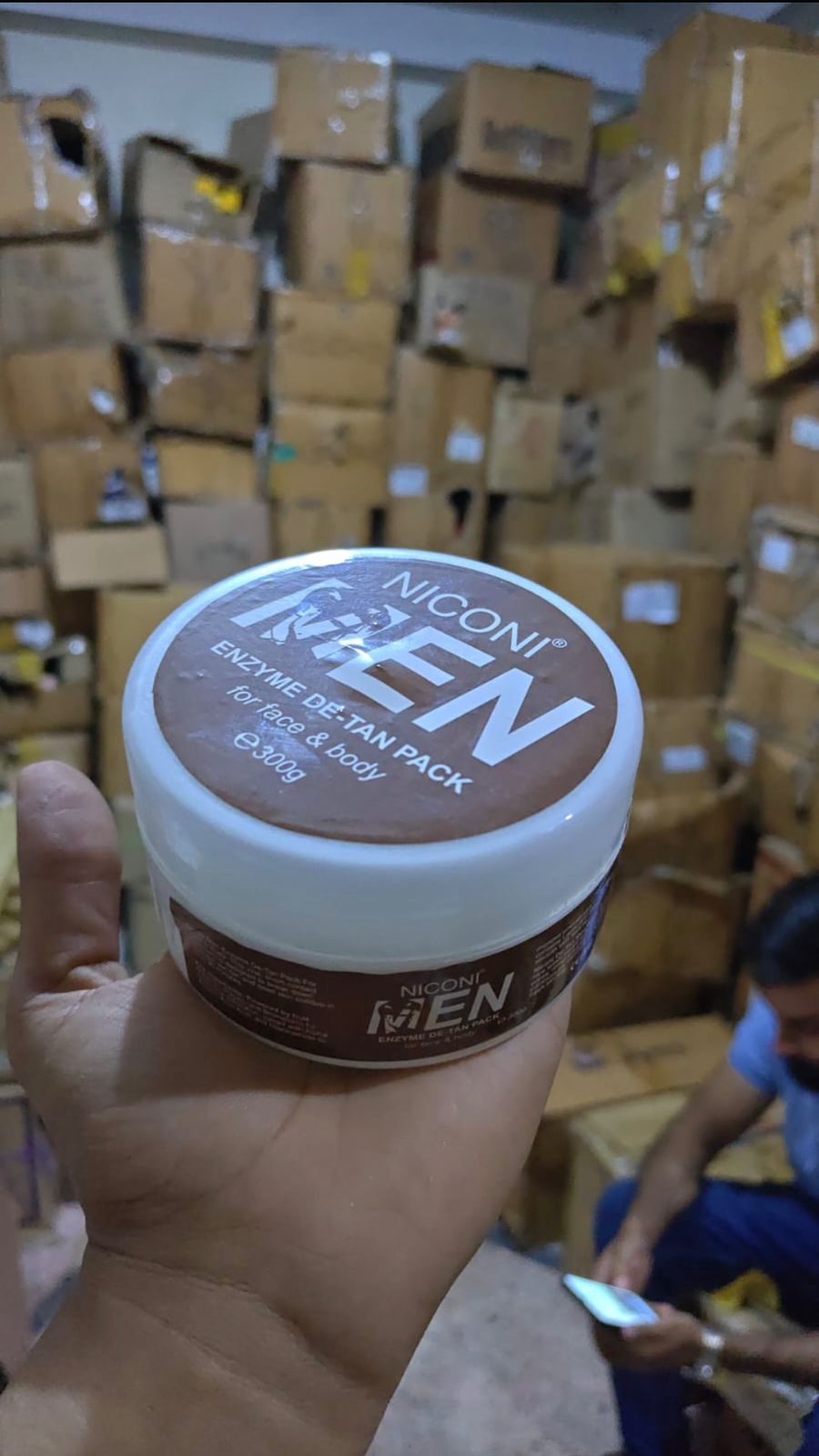 Niconi Men Enzyme De Tan Pack For Face And Body Best Quality Skincare Solution - 300g