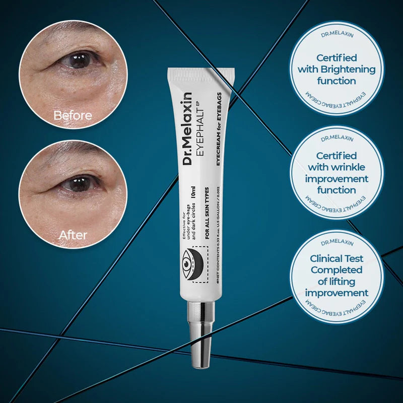 👁️✨ Dr Melaxin Eyephalt Eye Cream | Reduce Eye Bags, Dark Circles & Fine Lines 💙