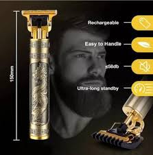Vintage T9 Professional Trimmer – Close-Cutting T-Blade Hair Clipper For Men - Metal Body
