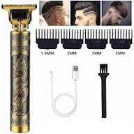Vintage T9 Professional Trimmer – Close-Cutting T-Blade Hair Clipper For Men - Metal Body