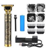Vintage T9 Professional Trimmer – Close-Cutting T-Blade Hair Clipper For Men - Metal Body