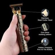 Vintage T9 Professional Trimmer – Close-Cutting T-Blade Hair Clipper For Men - Metal Body