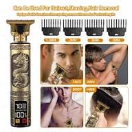 Vintage T9 Professional Trimmer – Close-Cutting T-Blade Hair Clipper For Men - Metal Body